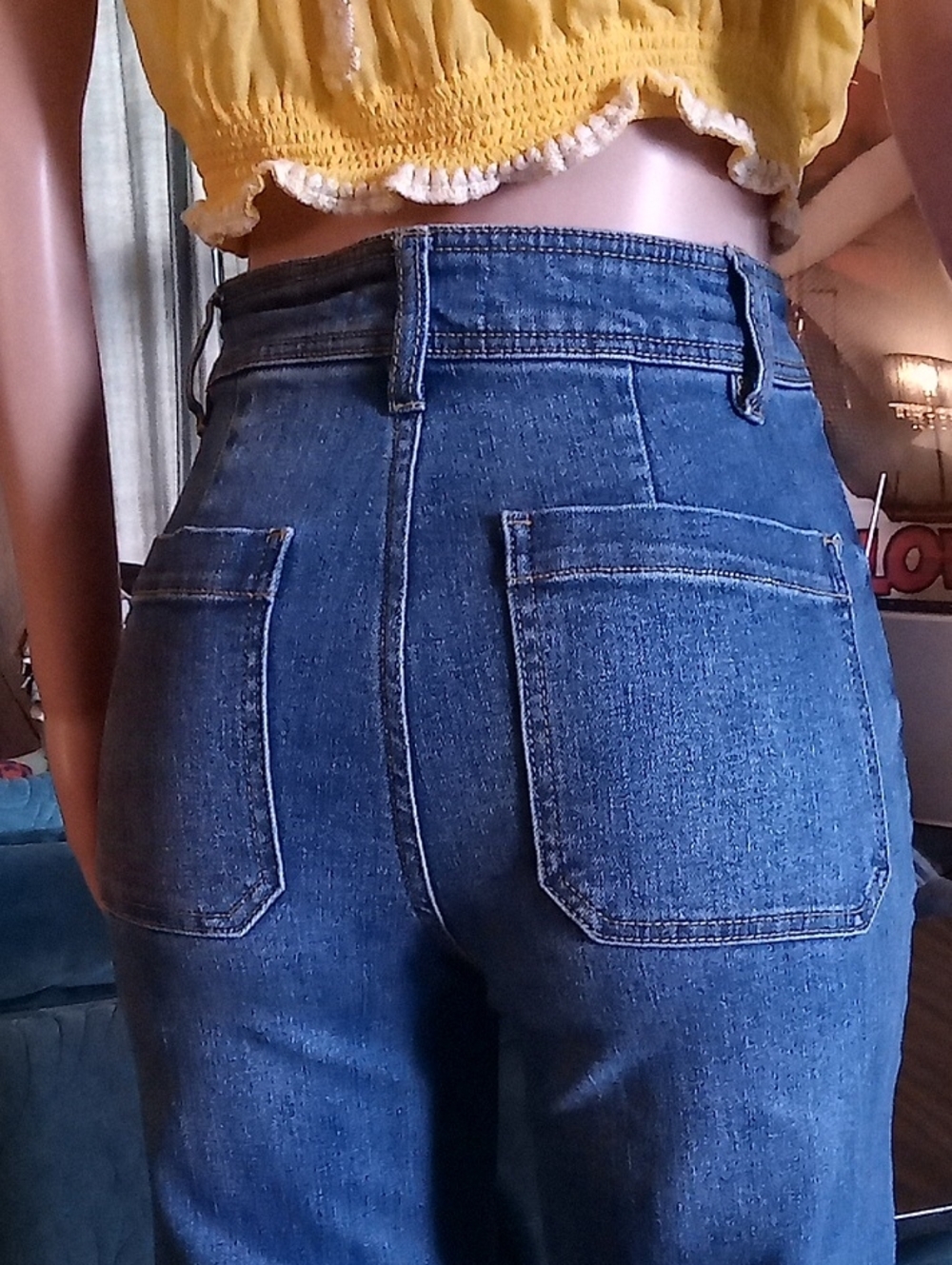 OAT NEW YORK '70S Style Pocket Jeans. Sz 4/27 Inch Waist. - Picture 6 of 11